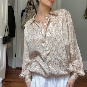 Vintage silk blouse